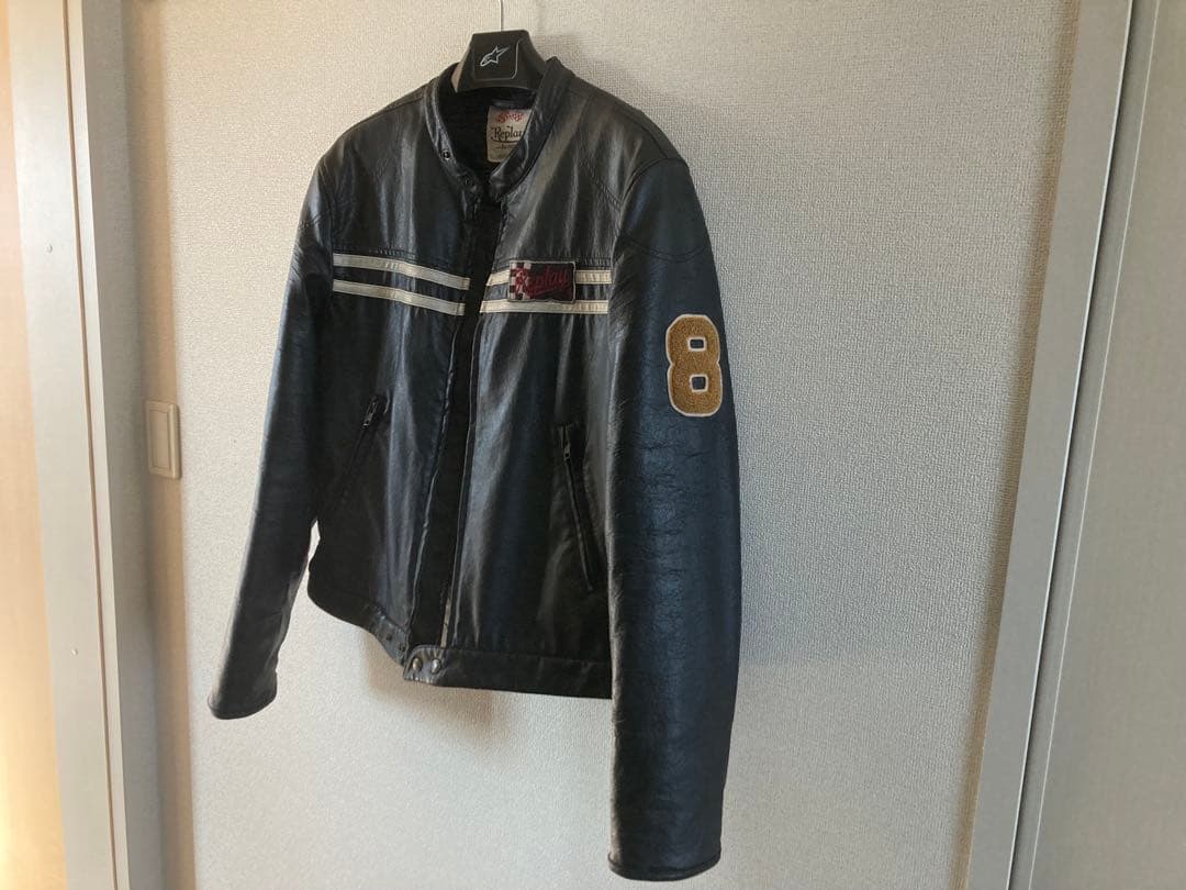 Replay シングルライダースジャケット