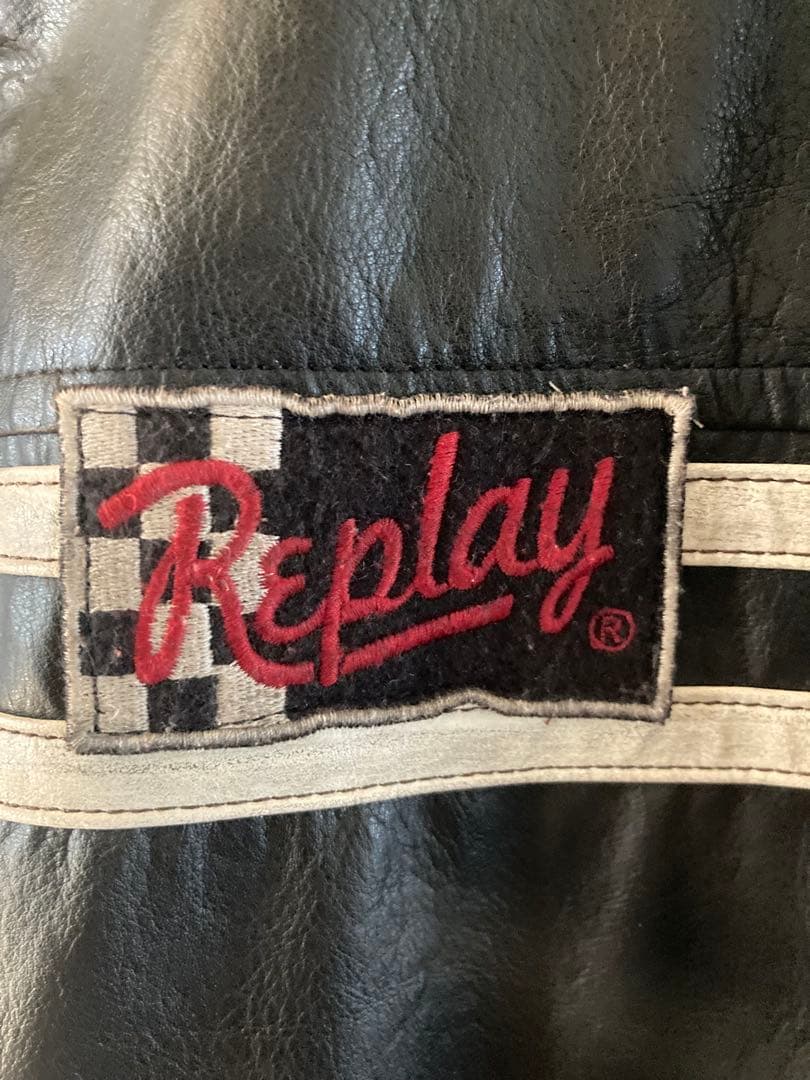 Replay シングルライダースジャケット