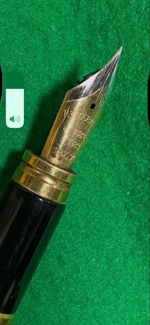 WATERMAN 万年筆　ブラック　18Kペン先　自宅保管品