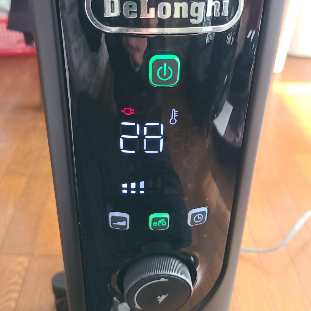 美品！DeLonghi デロンギ オイルヒーター MDHU09-BK リモコン付