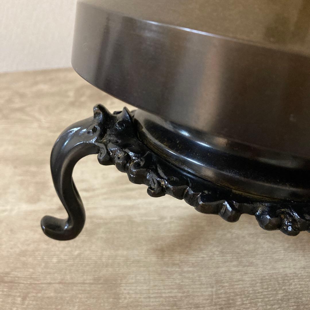 高岡銅器　薄端　中光　花器　茶道具〈検 池坊　華道　いけ花