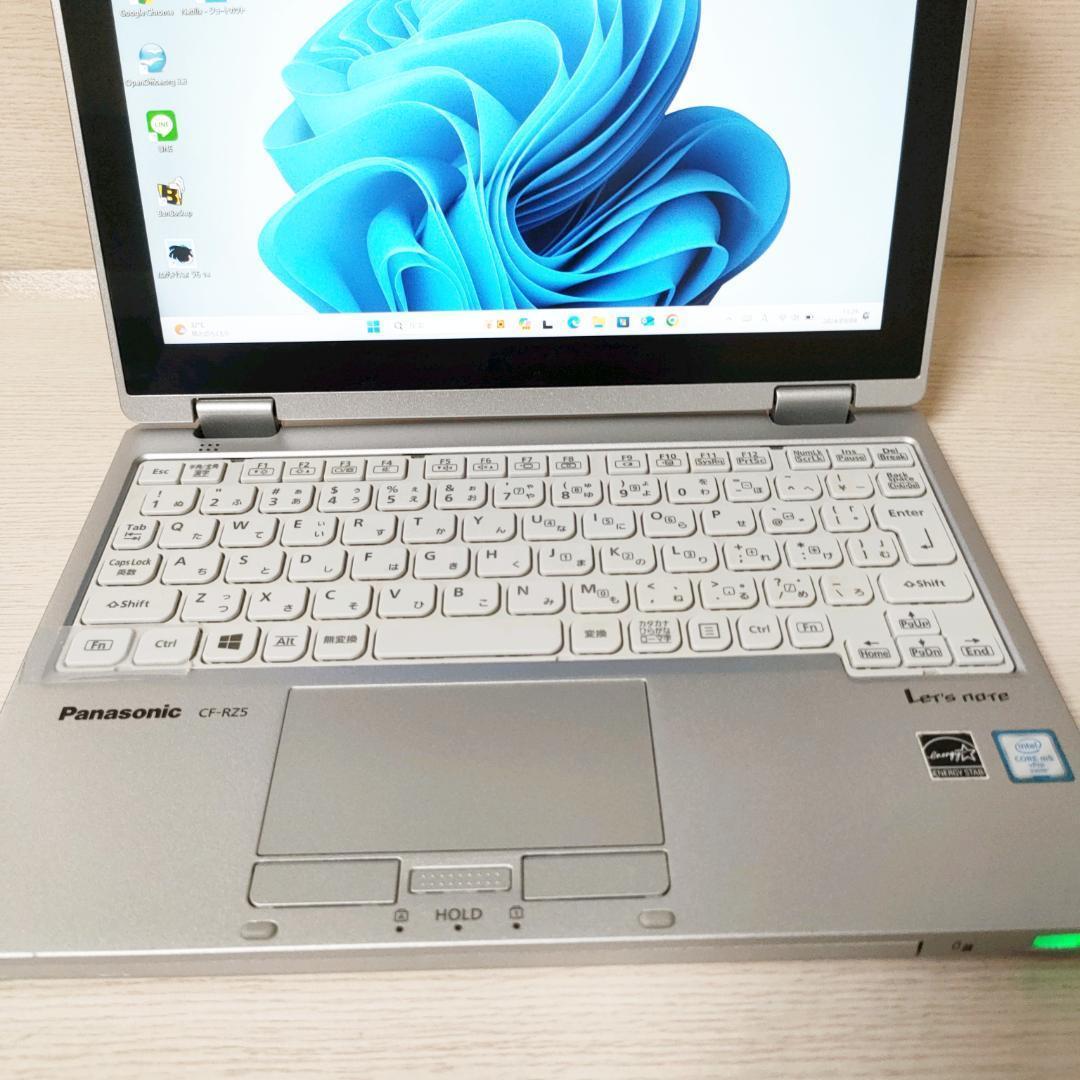 【美品爆速8GBSSD512】✅レッツノート使用少タッチノートパソコンRZ5