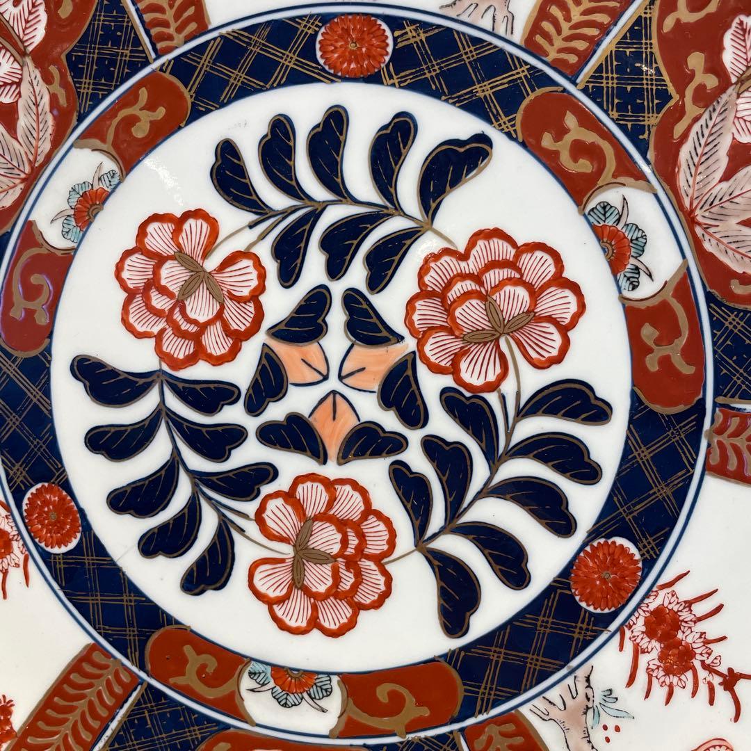 美品　有田焼　金彩　古伊万里　大皿　飾り皿　時代物　骨董品　早い者勝ち