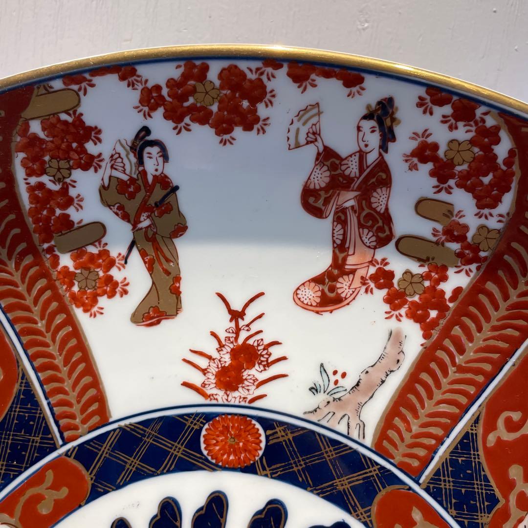 美品　有田焼　金彩　古伊万里　大皿　飾り皿　時代物　骨董品　早い者勝ち