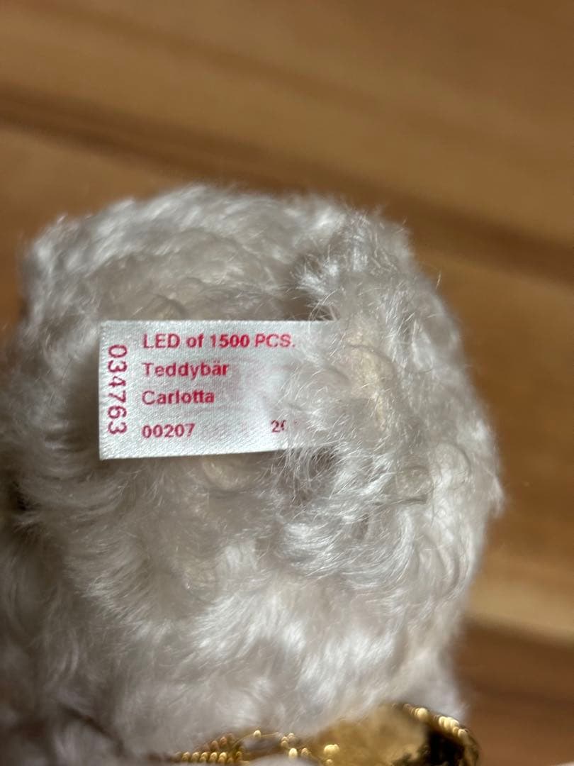 【限定レア品】シュタイフ Steiff テディベア カルロッタ Carlotta