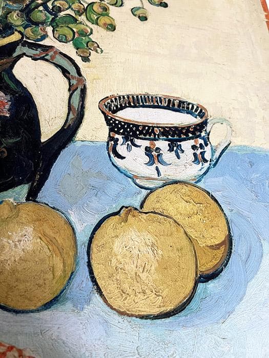 額装品/マヨリカ焼きの水差しと野の花々/ゴッホ/ポスター/アート/インテリア