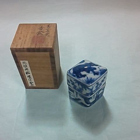 三国丹裕  丹裕  香合  煎茶道具  茶道具