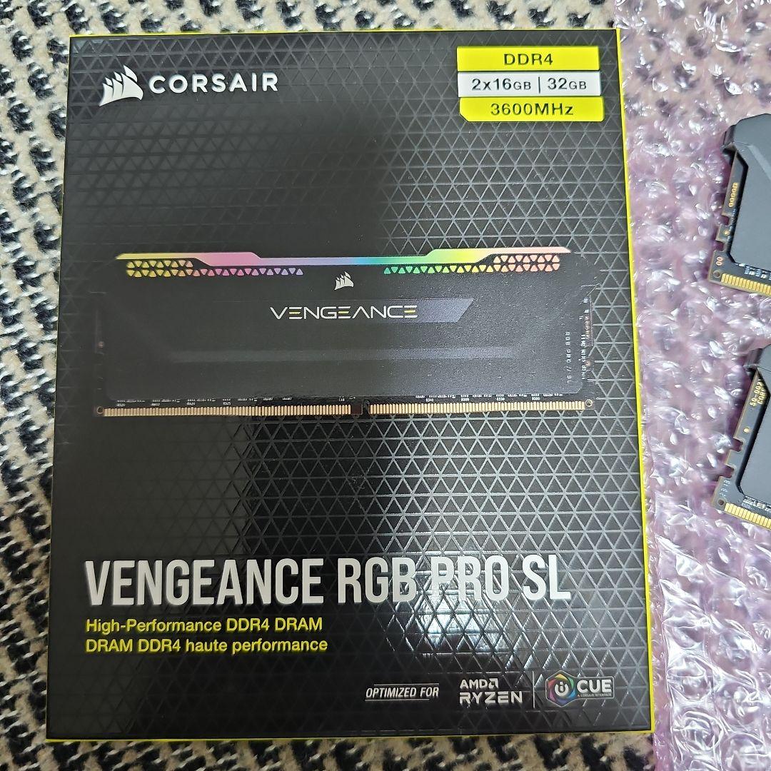 メモリー CORSAIR VENGEANCE RGB PRO SL 32GB