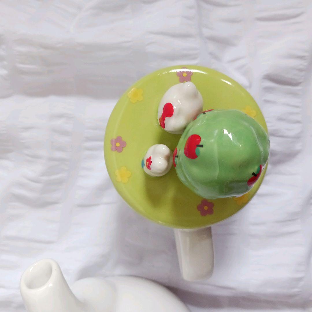 【2点セット】HELLO KITTY　ハローキティ　急須　コップ　レトロ　レア