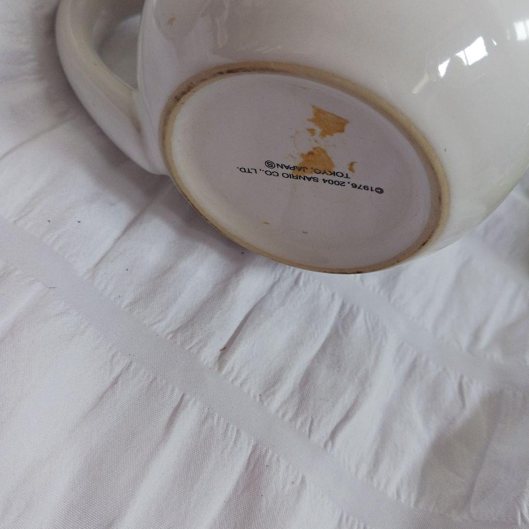 【2点セット】HELLO KITTY　ハローキティ　急須　コップ　レトロ　レア