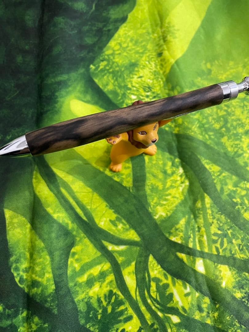 こぶた工房 黒柿孔雀杢 極上杢 シャープペンシル 0.5