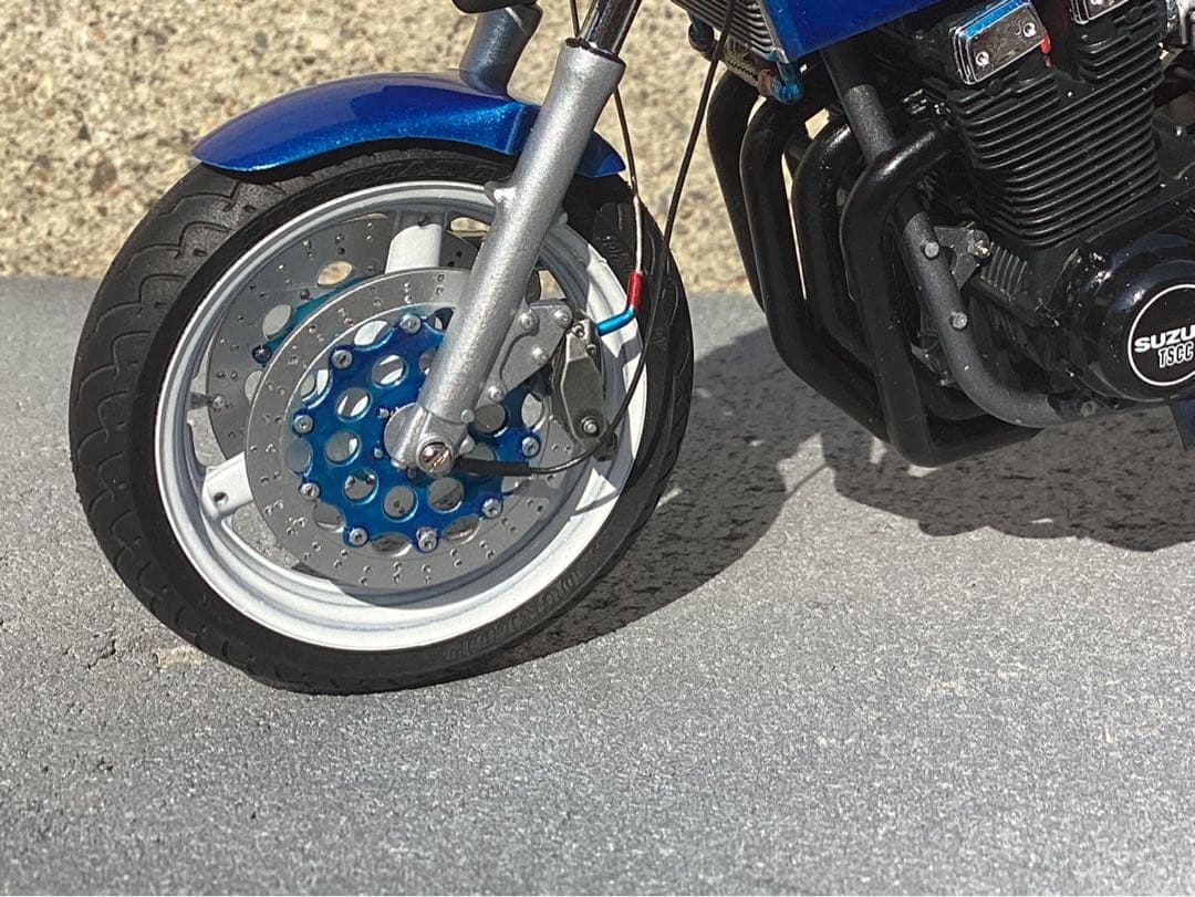 バイクプラモデル　族車　タミヤ1/12 スズキカタナ(ジャンク品)