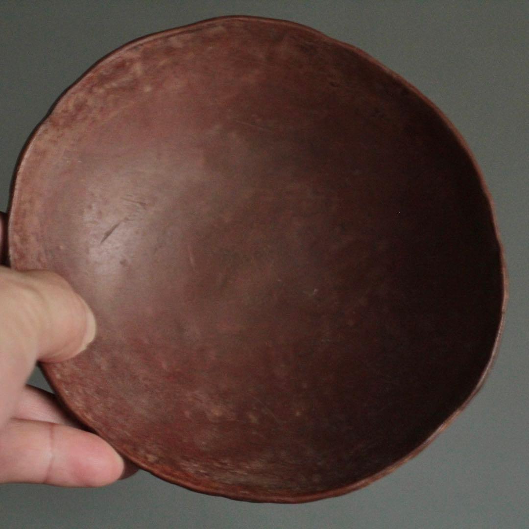 熊谷幸治 さんの 土器 No.2 平碗 現代美術 現代陶芸