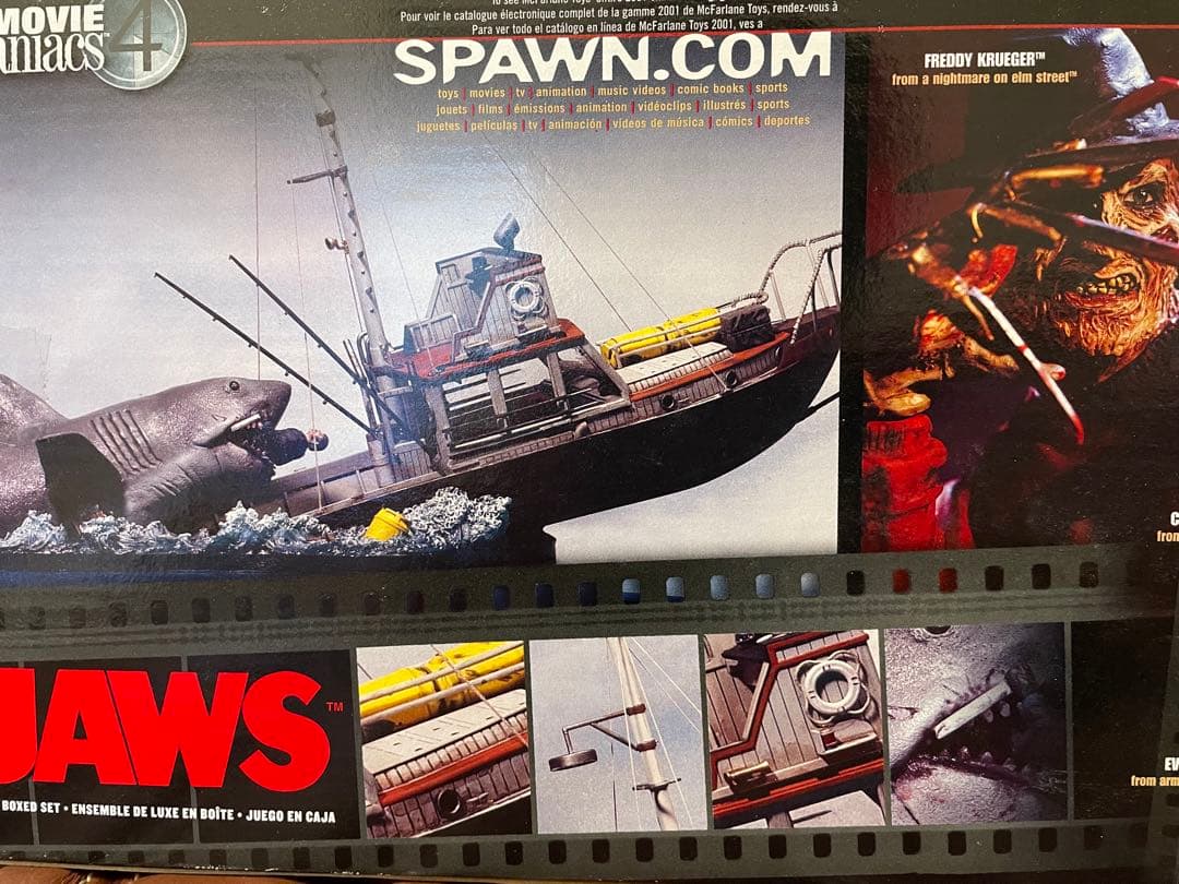 マクファーレン　ムービーマニアックス　ジョーズ　ジオラマ