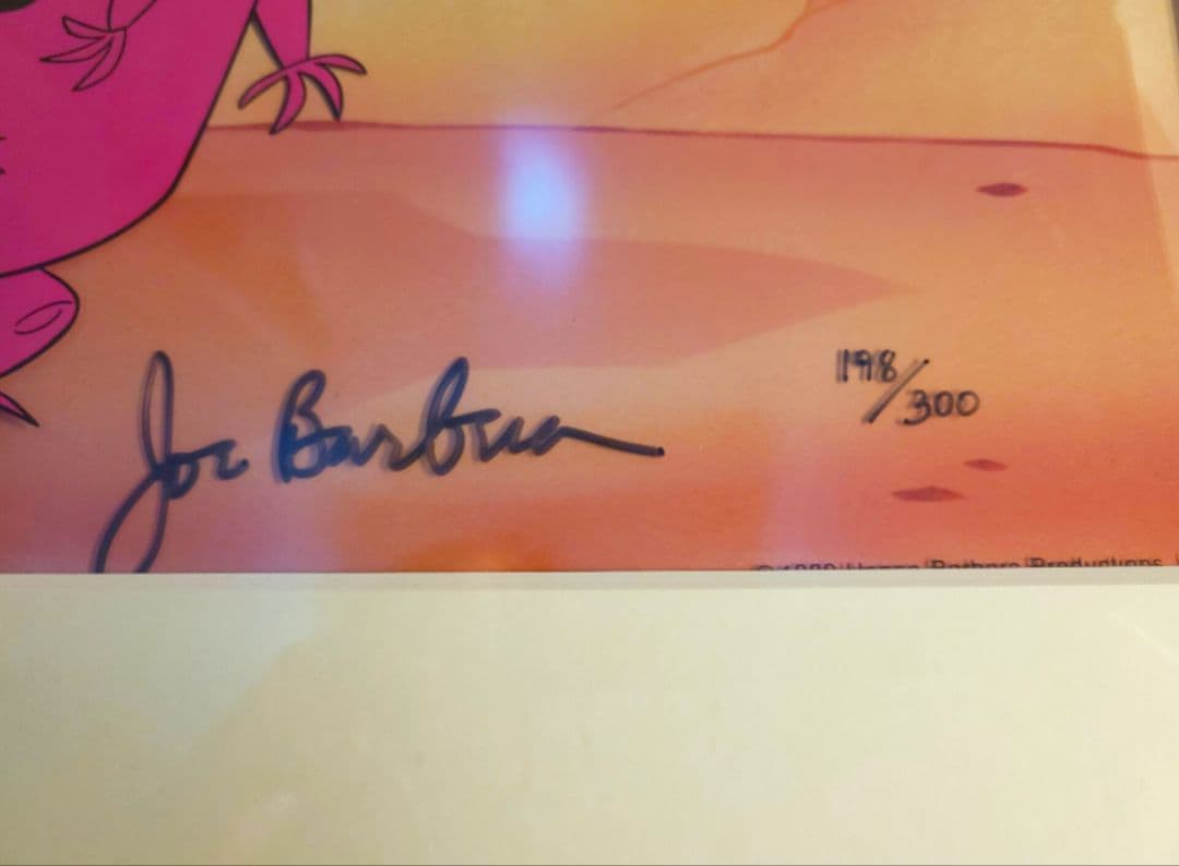 超希少限定300枚フリントストーン セル小石 ハンナバルベラ サイン入り