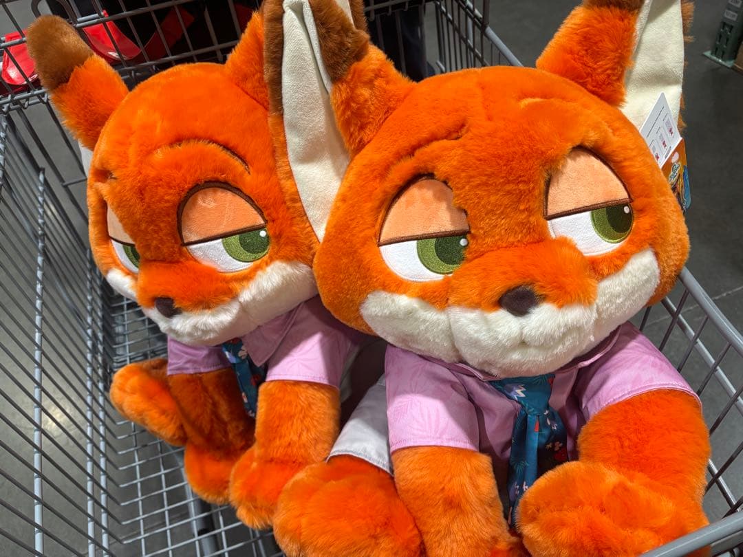 ズートピア ニック ぬいぐるみ コストコ ブランケット付き