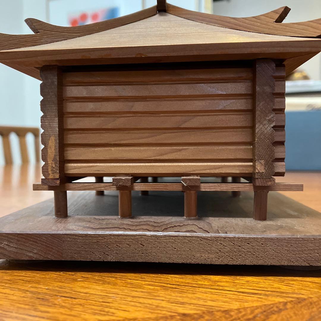 木製 日本の伝統的建築模型 大亮 正倉院