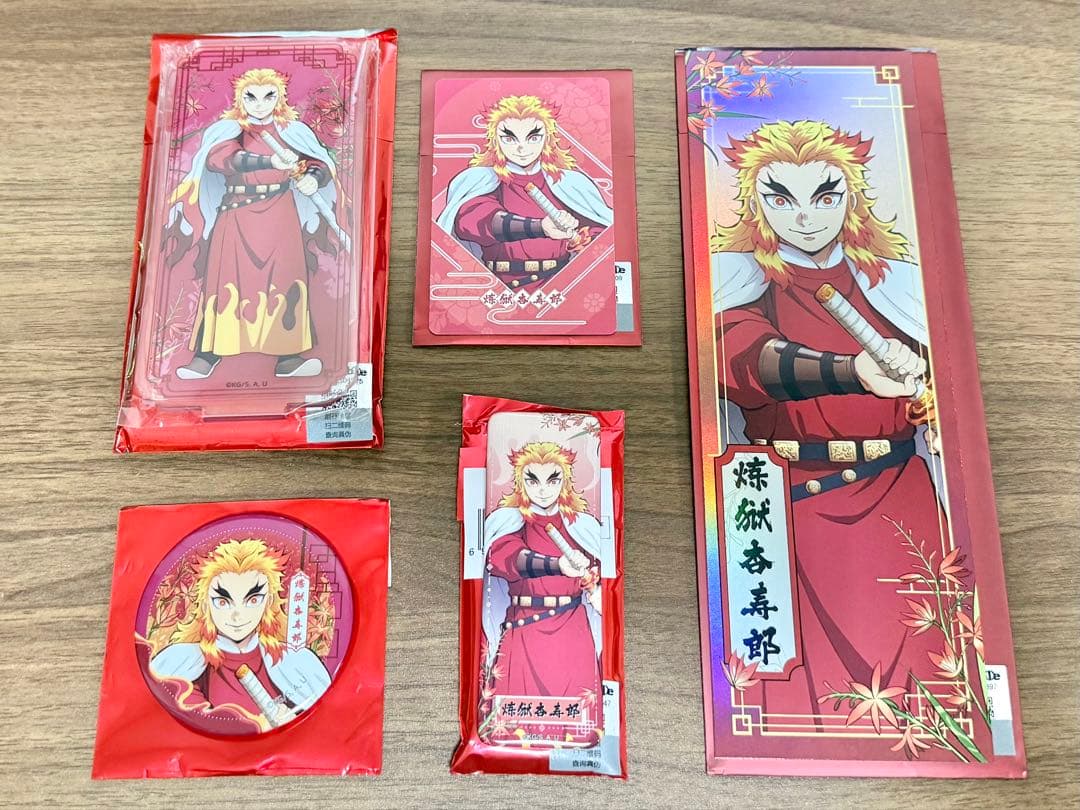 鬼滅の刃 国風服 中国限定 煉獄杏寿郎 5点セット