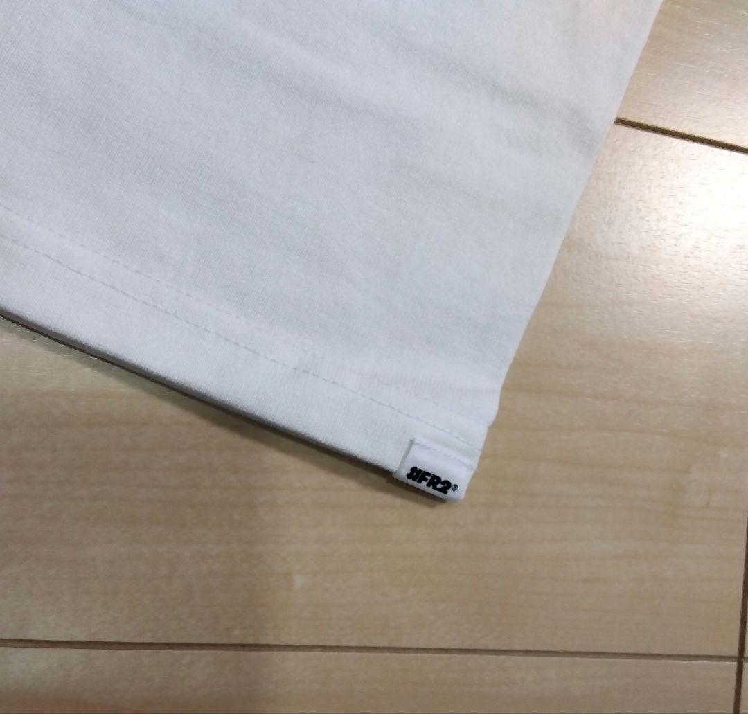 FR2 刺繍 Tシャツ 羊蹄 ニセコ ホワイト サイズL yotei