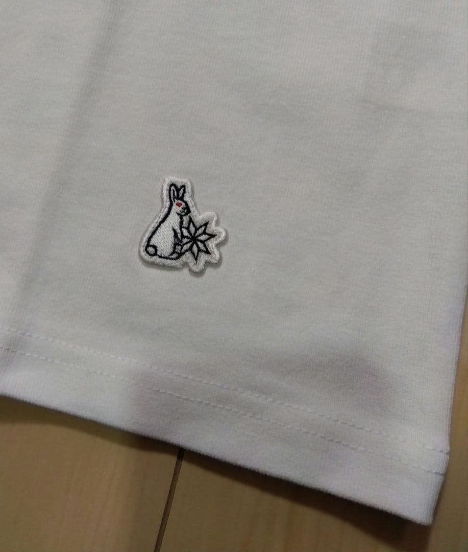 FR2 刺繍 Tシャツ 羊蹄 ニセコ ホワイト サイズL yotei