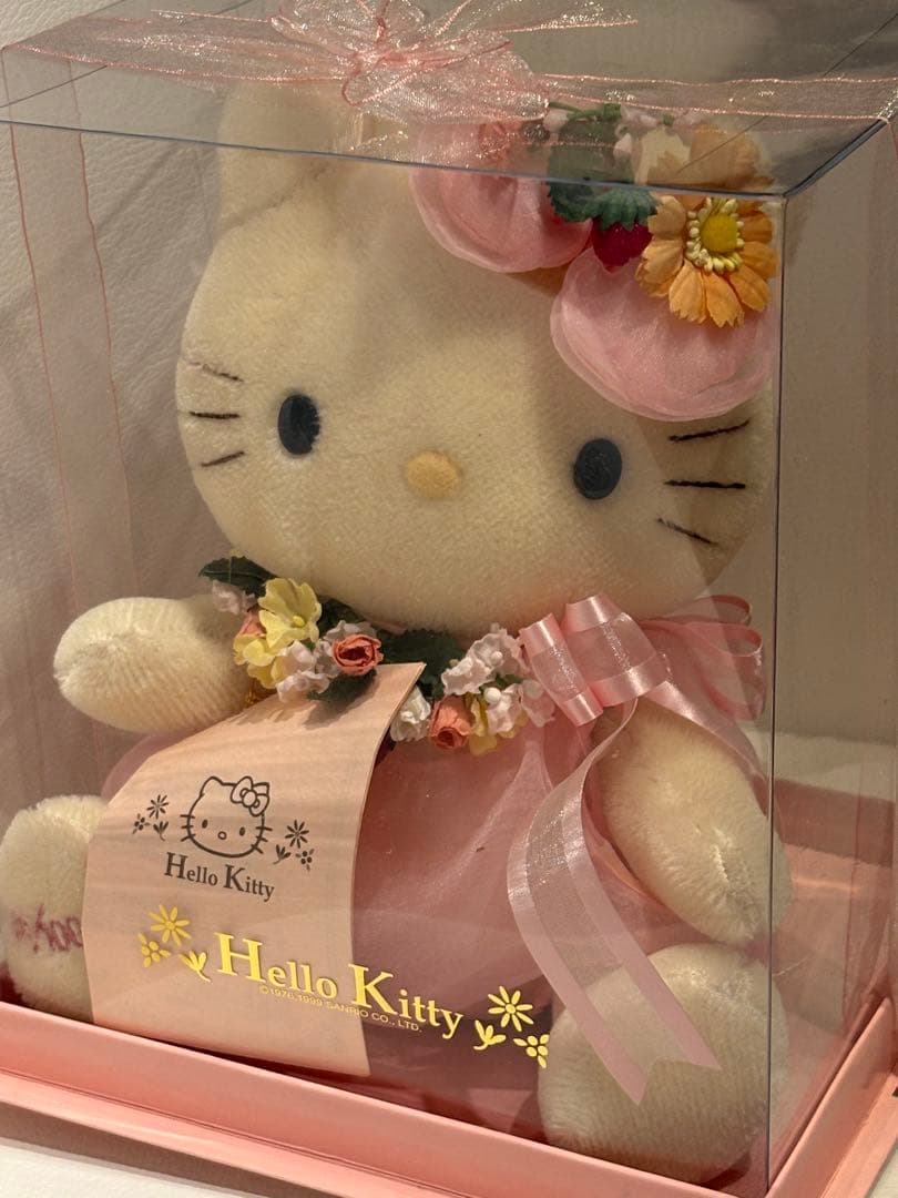 ハローキティ 25周年記念 1000体限定 モヘアドール　新品 レア　レトロ