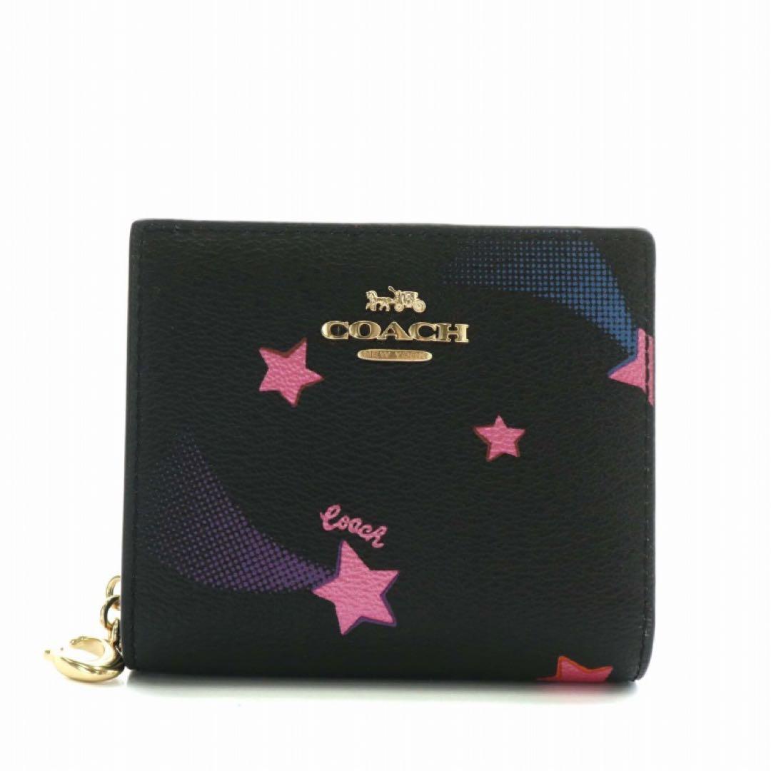 COACH 星柄 二つ折り財布