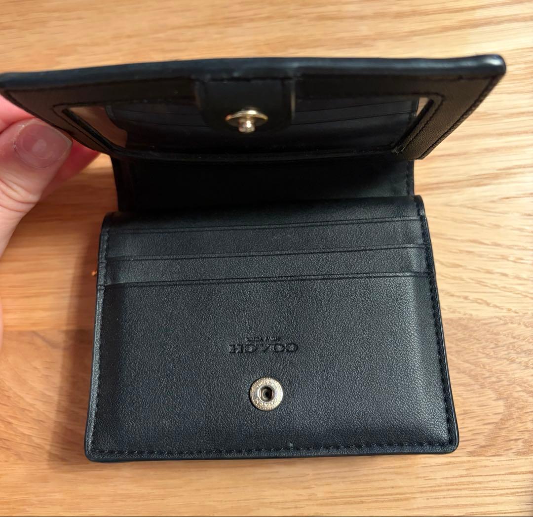COACH 星柄 二つ折り財布