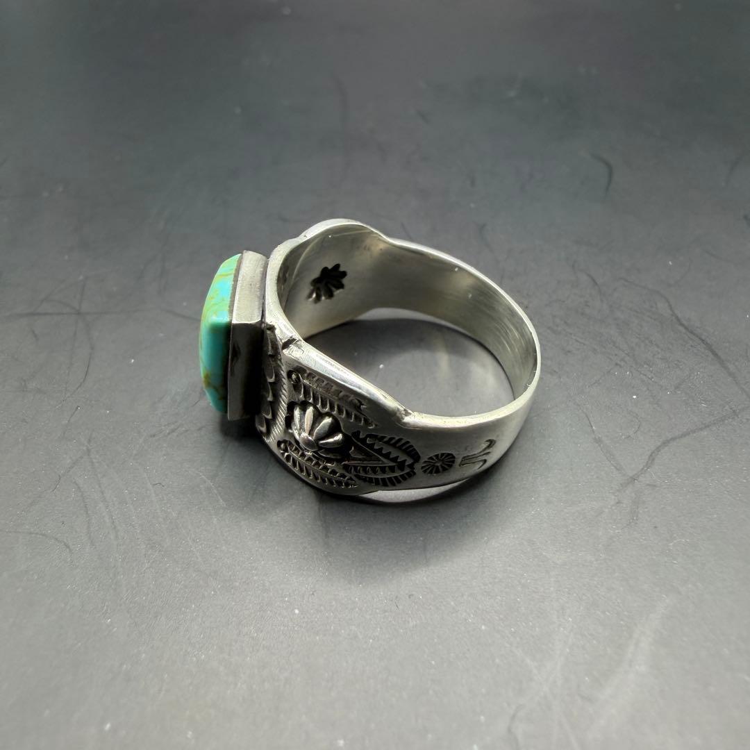 U*O様 【NAVAJO】COTY ターコイズ シルバーリング 925（21号）