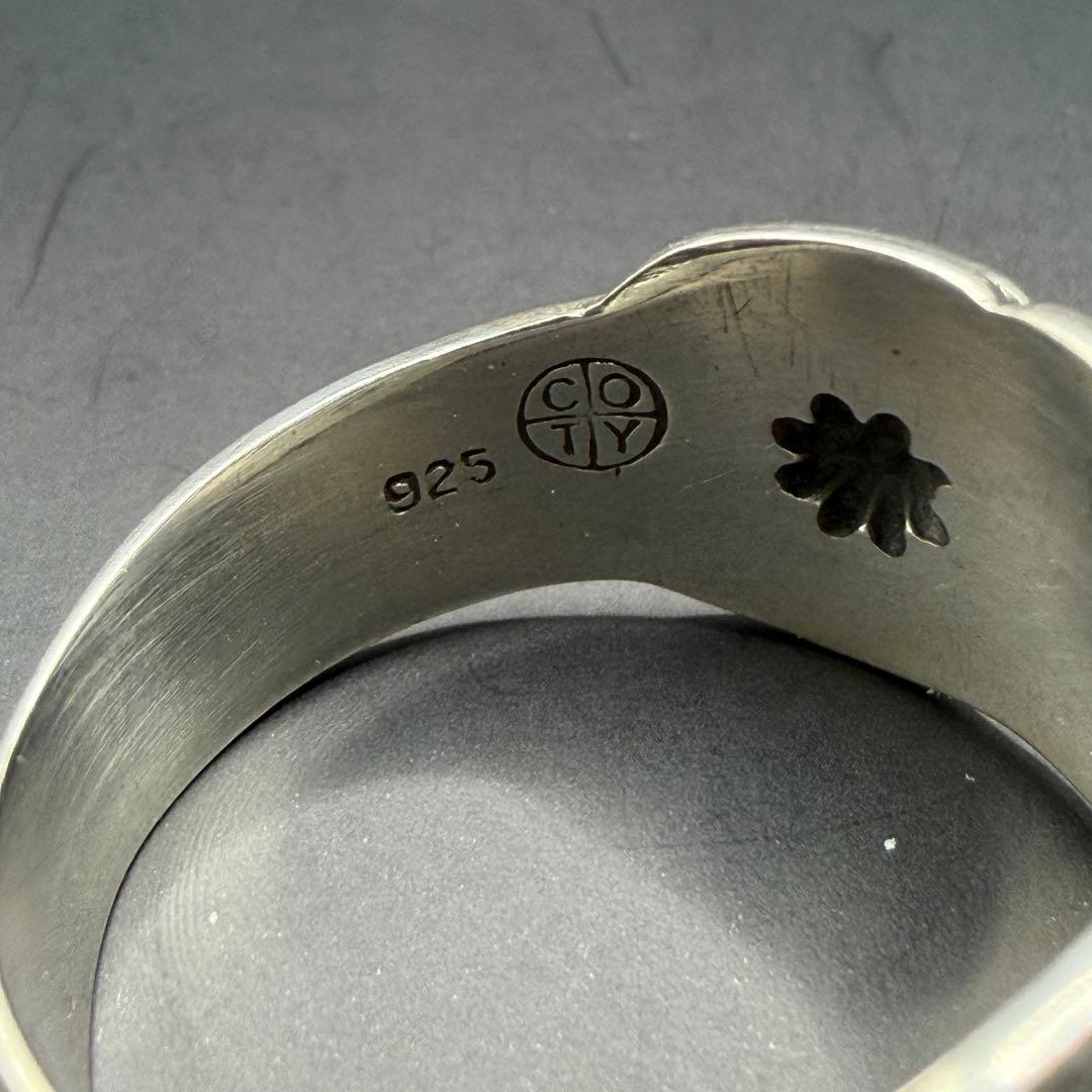 U*O様 【NAVAJO】COTY ターコイズ シルバーリング 925（21号）