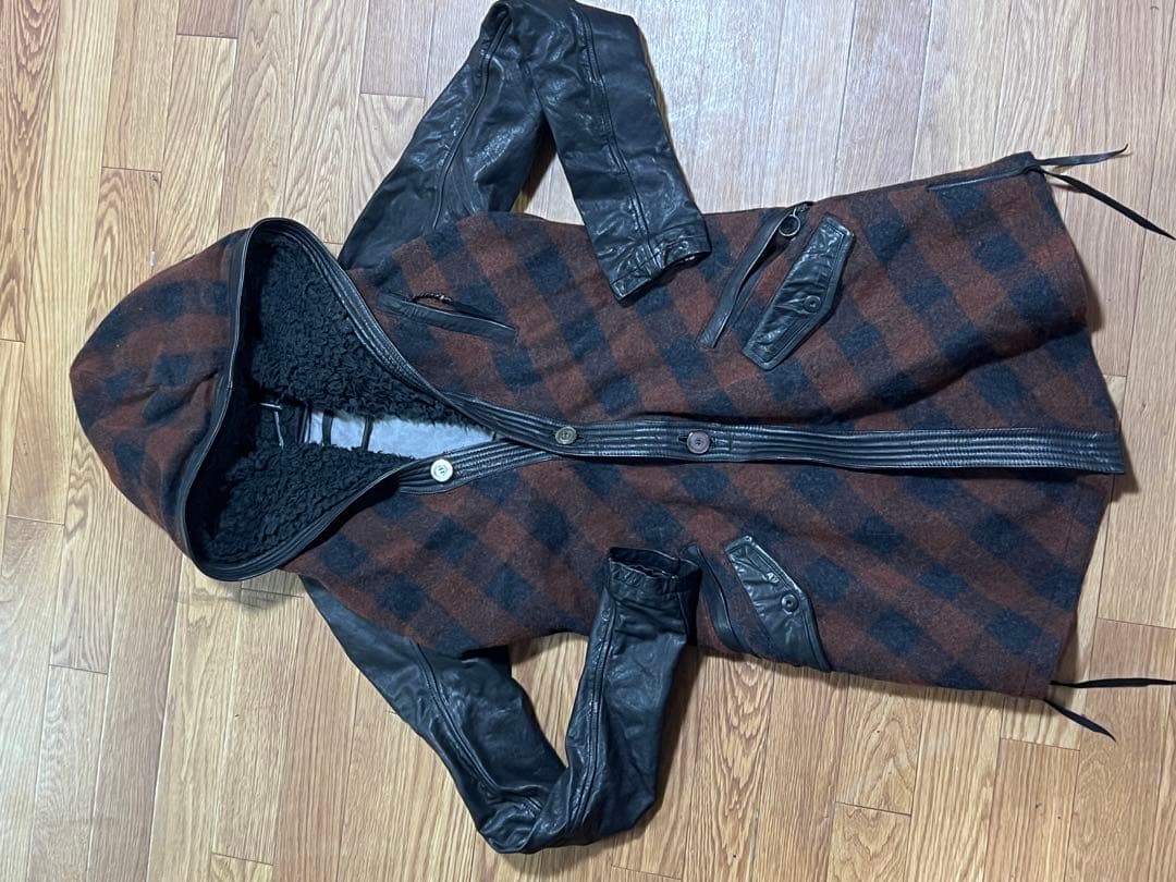 ※値下げ※KMRii/ケムリ　ロングコート　レッド