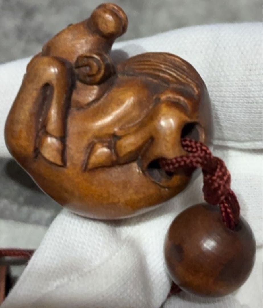 馬　ウマ　うま　印籠　根付　希少