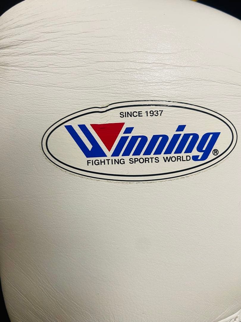 【正規品】Winning ボクシンググローブ ホワイト10オンス