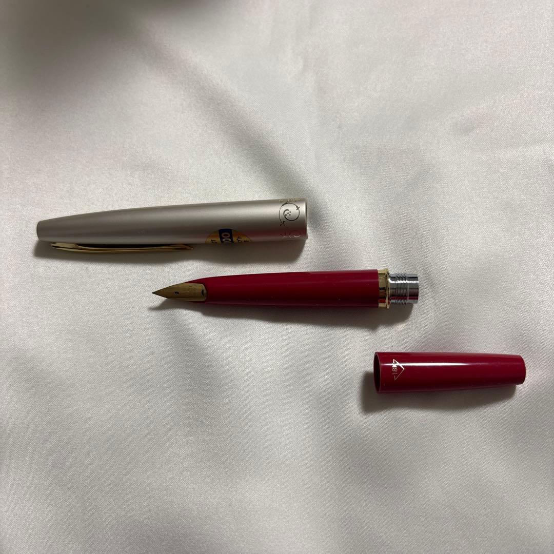 PILOT Elite 新品万年筆 18K スクリプト　細字　レトロ'70s