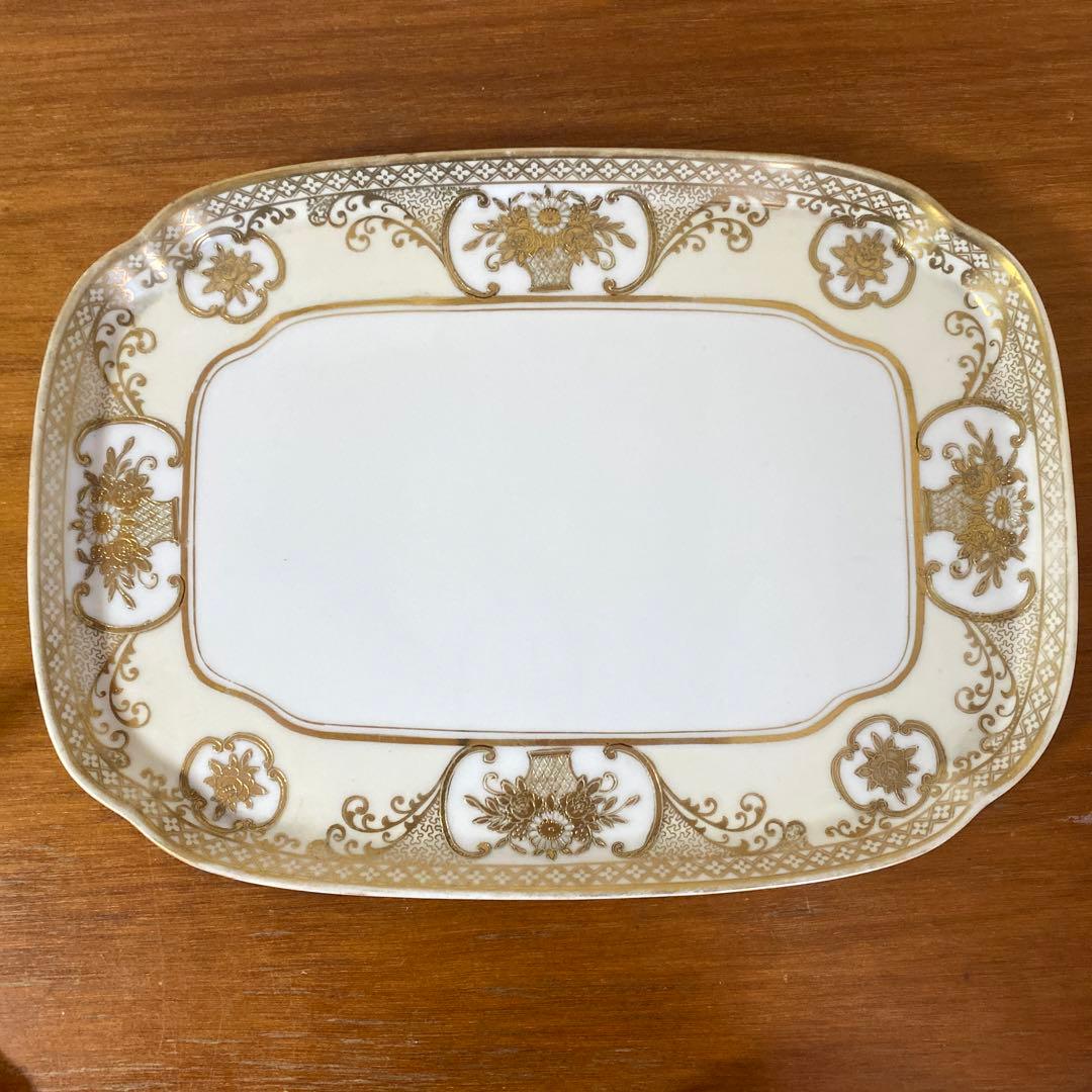 オールドノリタケ　イギリス　里帰り　ドレッシングテーブル　セット　金盛り