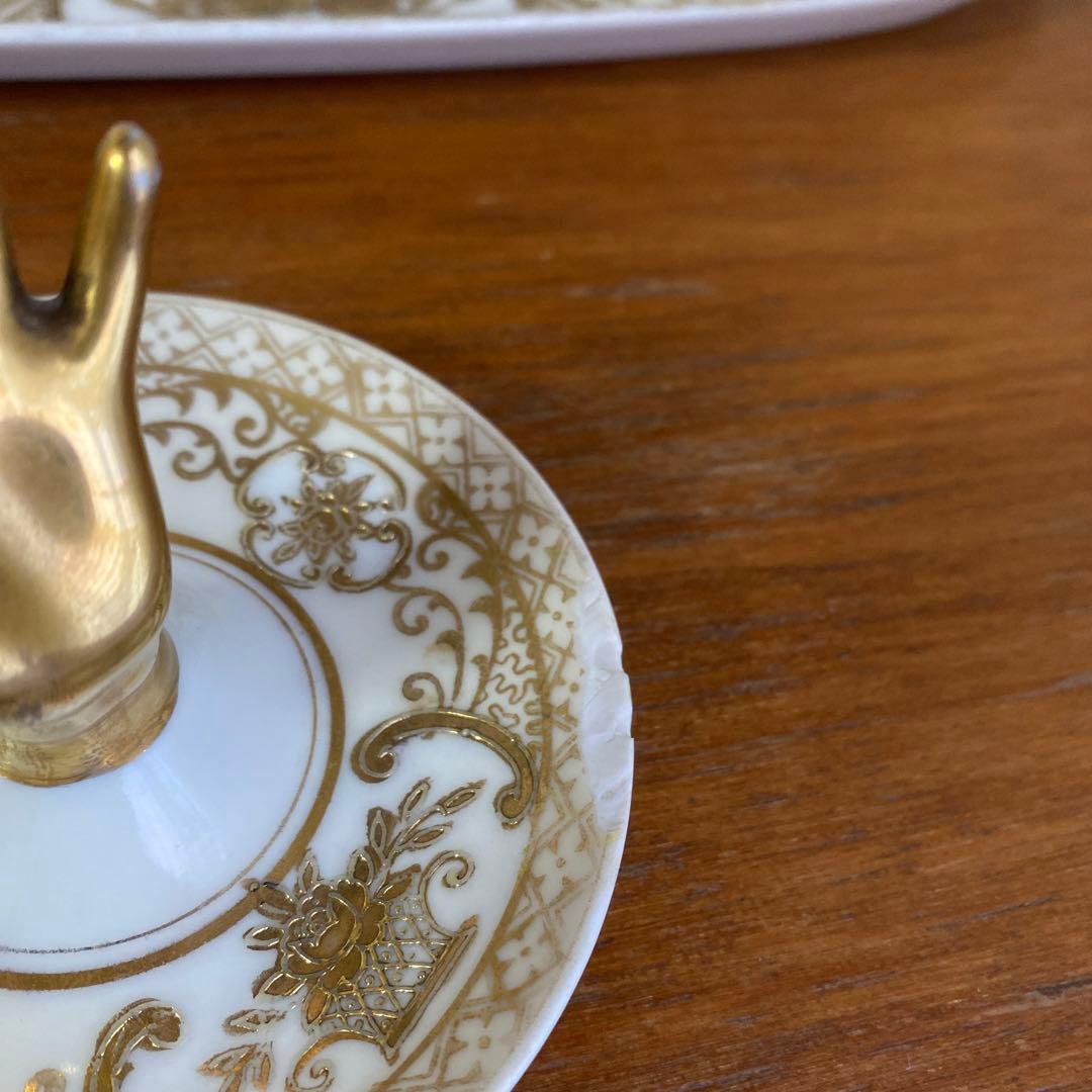 オールドノリタケ　イギリス　里帰り　ドレッシングテーブル　セット　金盛り