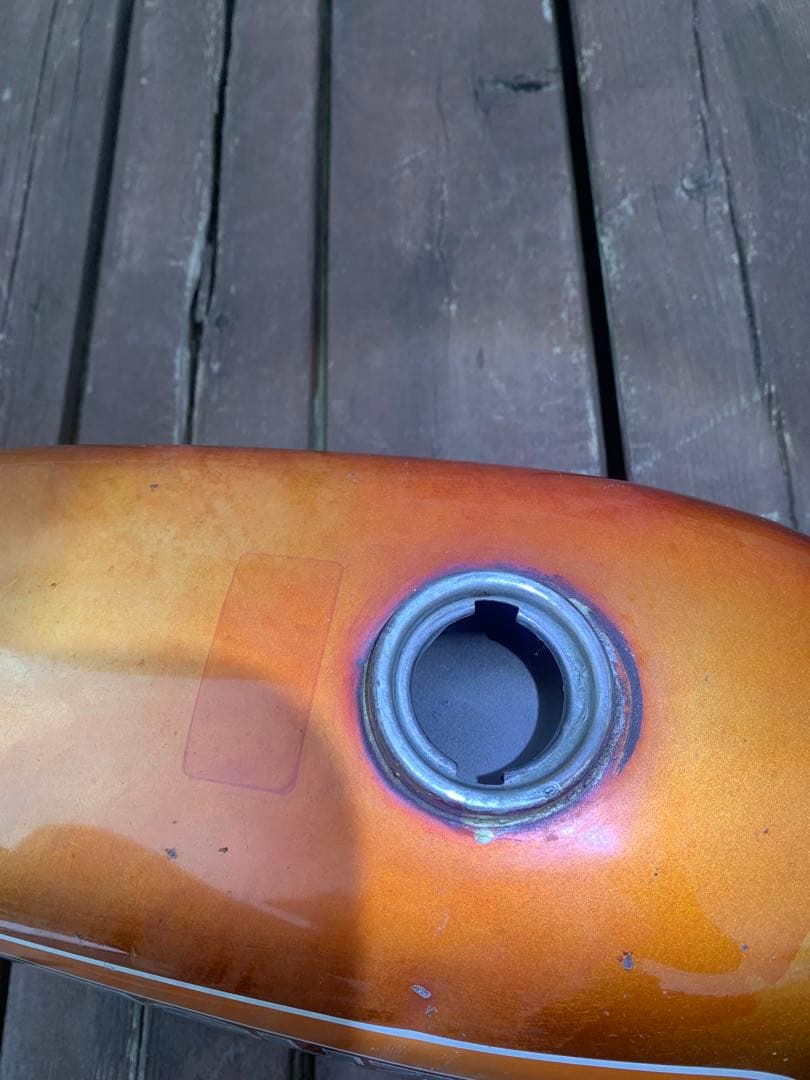 ★希少★SUZUKI バイクタンク オレンジ色　ハスラー　TS90