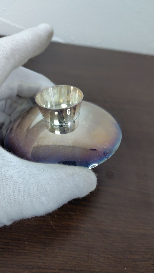 純銀製 小皿（刻印あり）