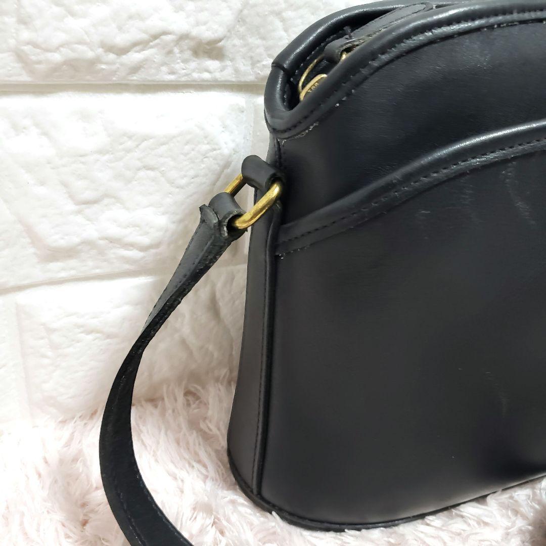 オールドコーチ COACH オールレザー ラウンドアーチショルダーバッグ 美品