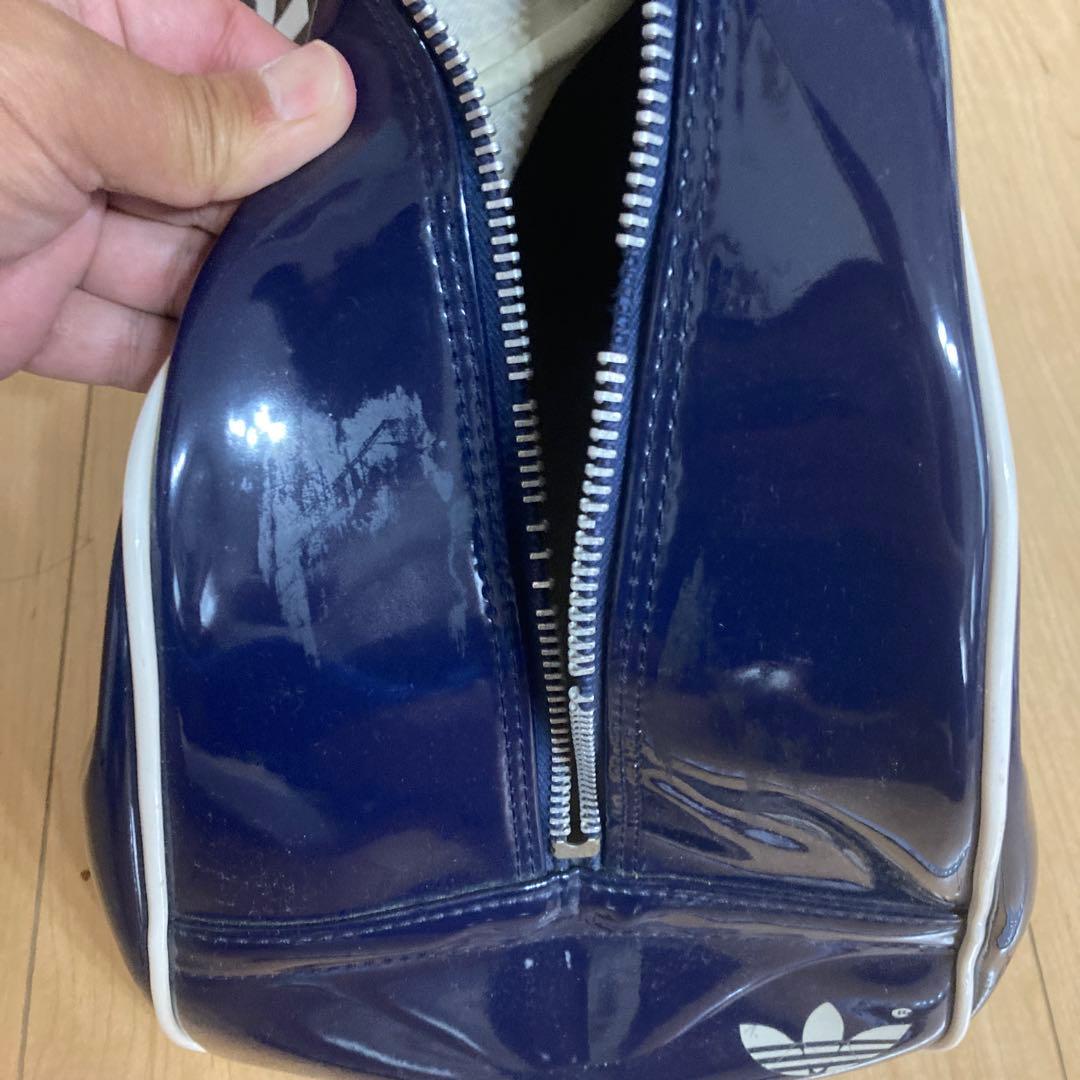 adidasエナメルボストンバッグ /ビンテージ