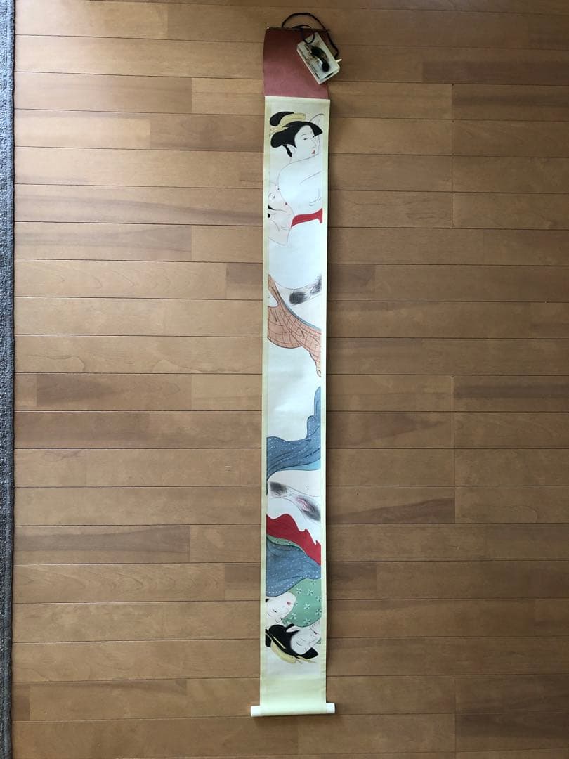 春画 アンティーク 巻物