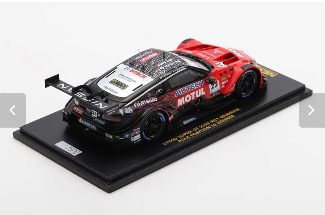 500台限定　1/43 MOTUL AUTECH Z 松田次生選手サイン入り