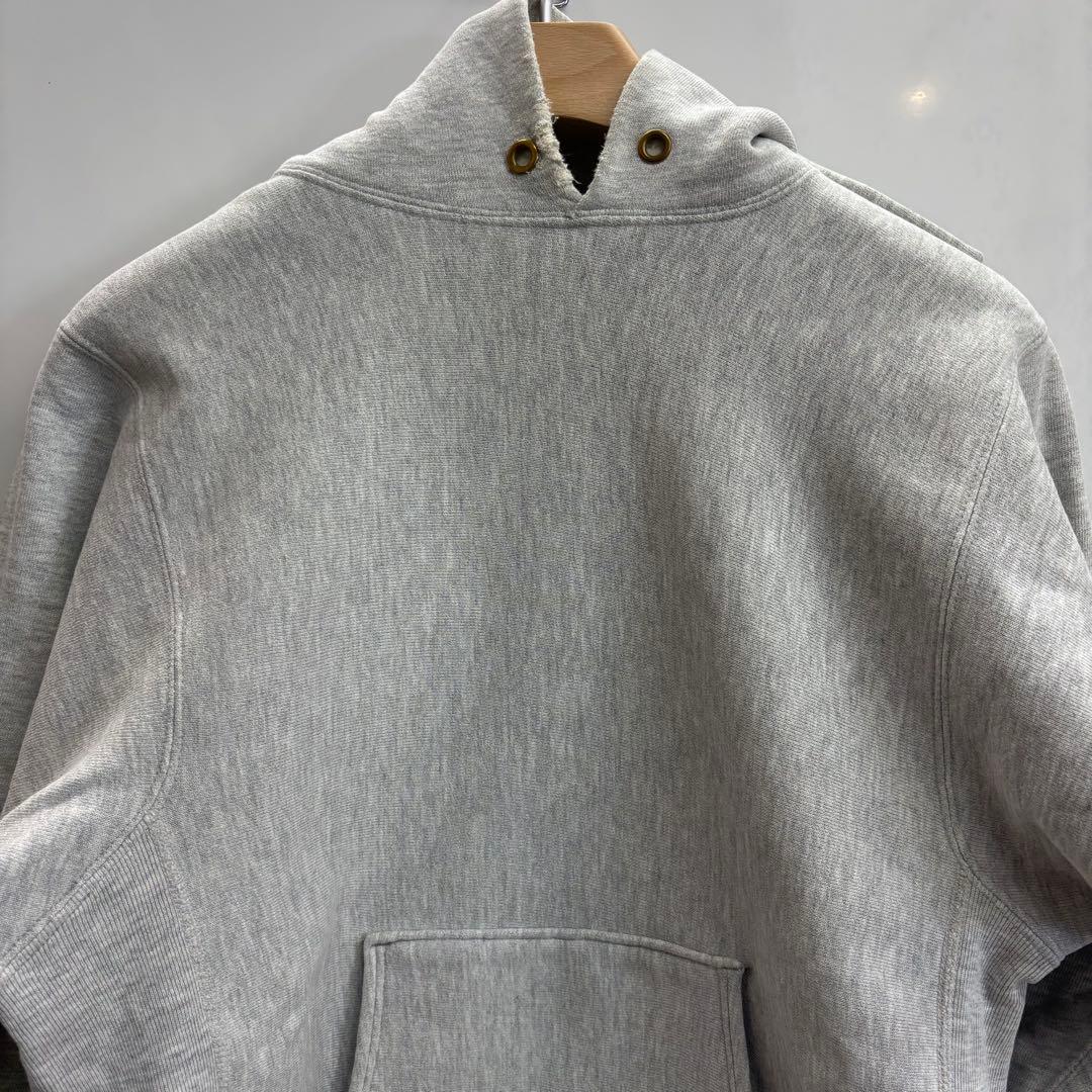 90's Champion USA製 リバースウィーブ 目無し グレー M