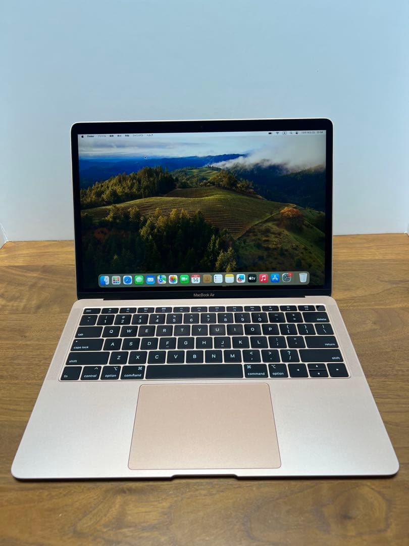 美品❗️MacBook Air 2018ゴールド i5 256GB USキー