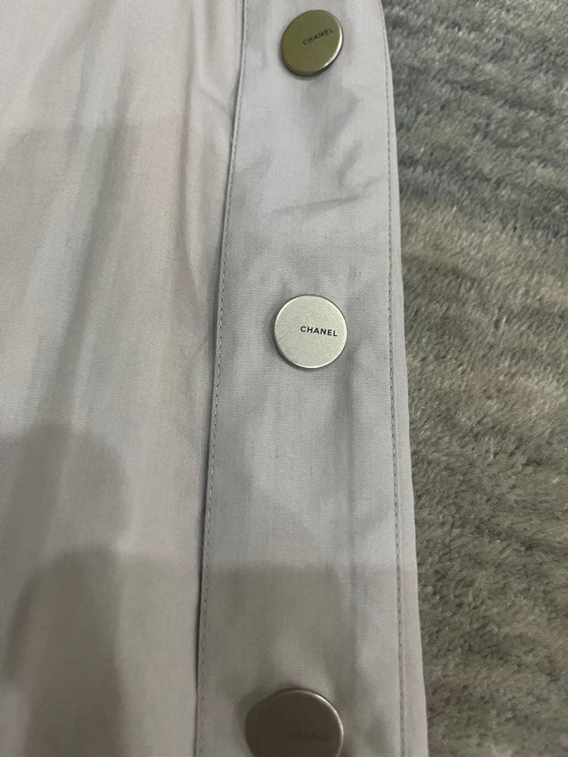 よしこCHANELシャネル膝丈スカート ボタン付き34