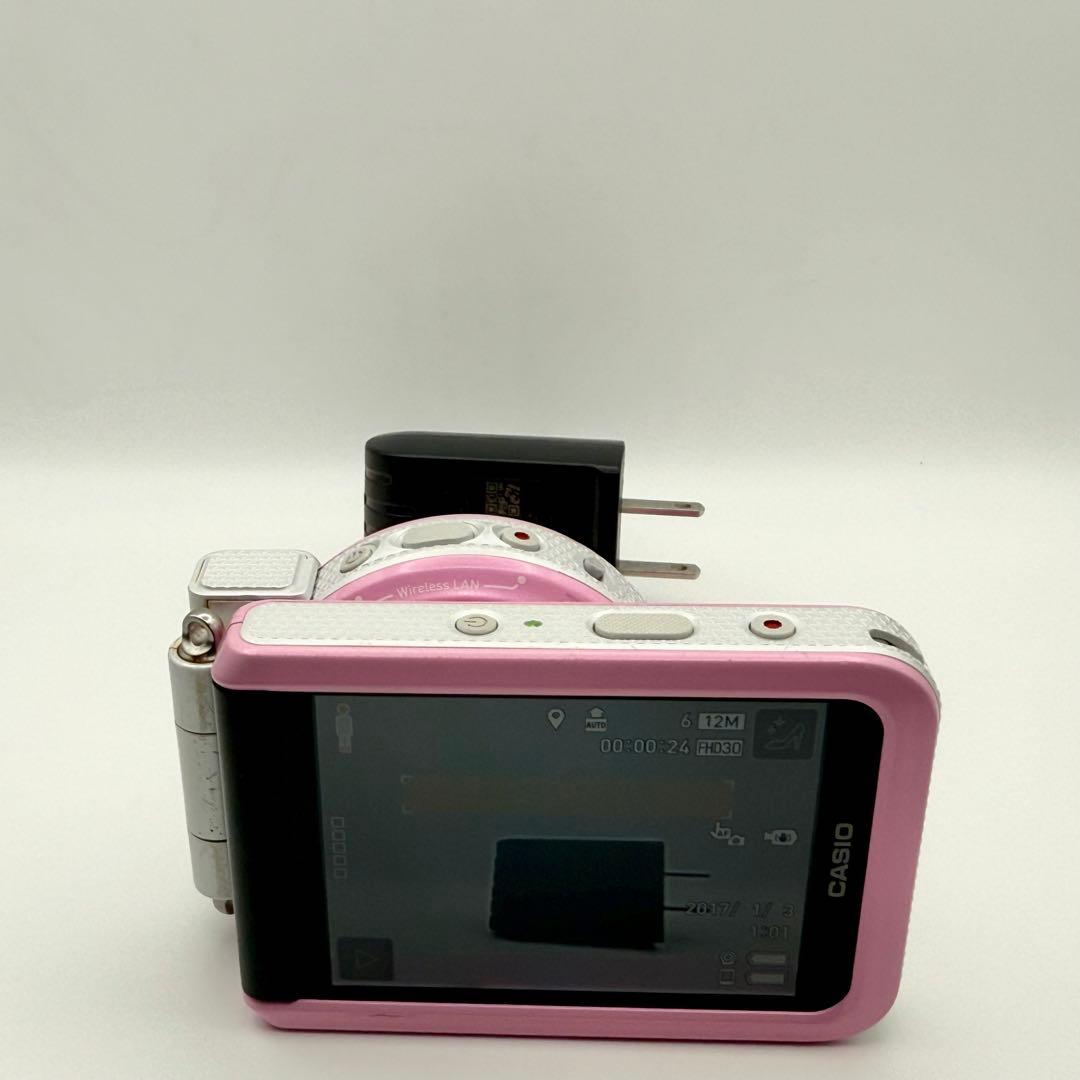 【箱付き】CASIO EXILIM EX-FR100L ピンク 分離型カメラ