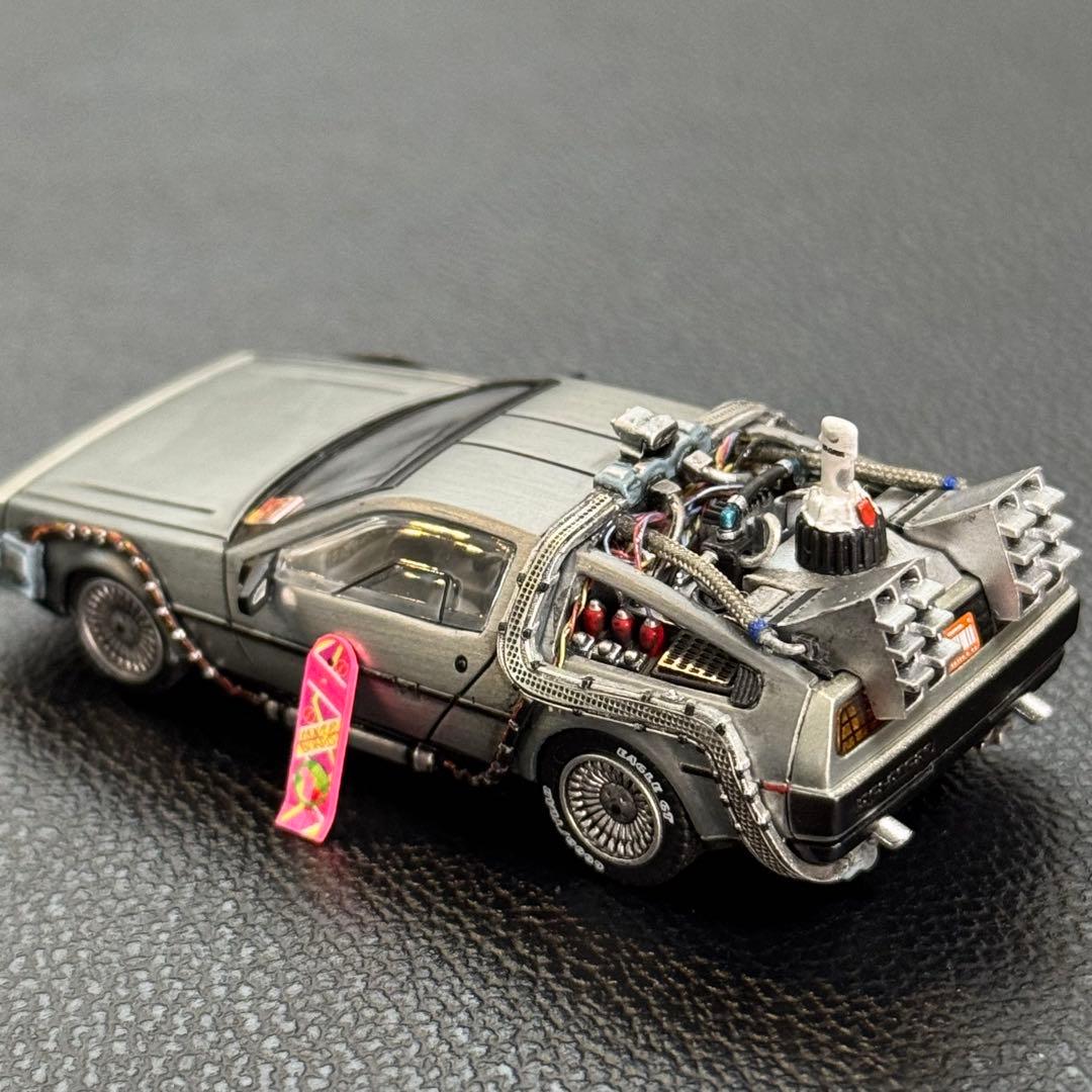 デロリアン Ⅱ カスタム品 1/64 MJモデル バックトゥザフューチャー