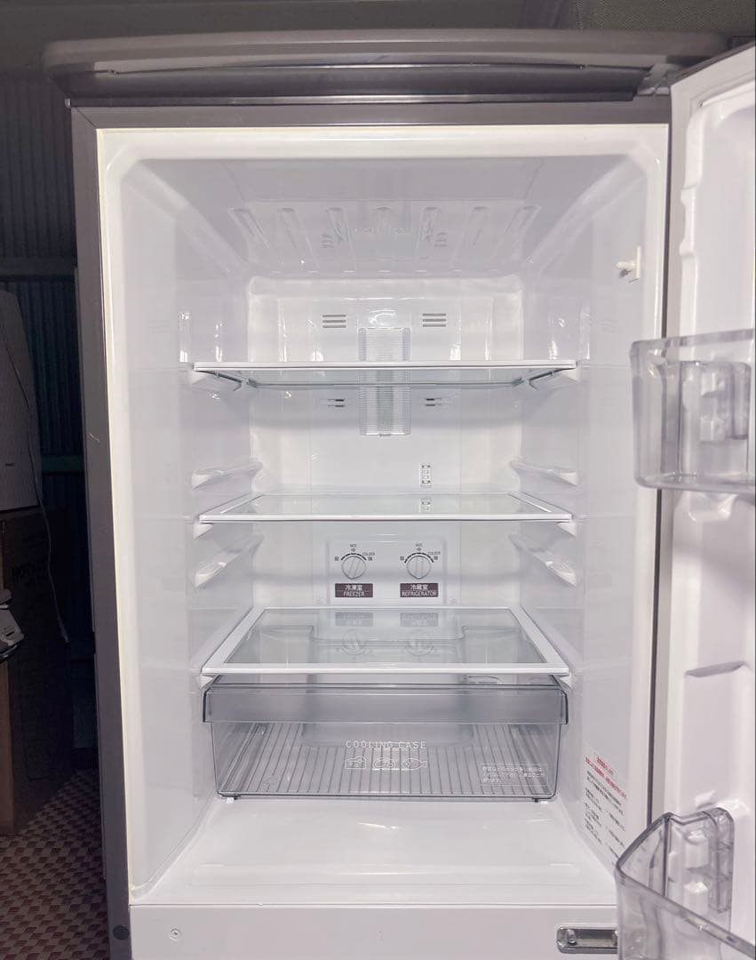 三菱2ドア冷蔵庫 MR-P15F-H 【大阪府内配送・設置無料✨】