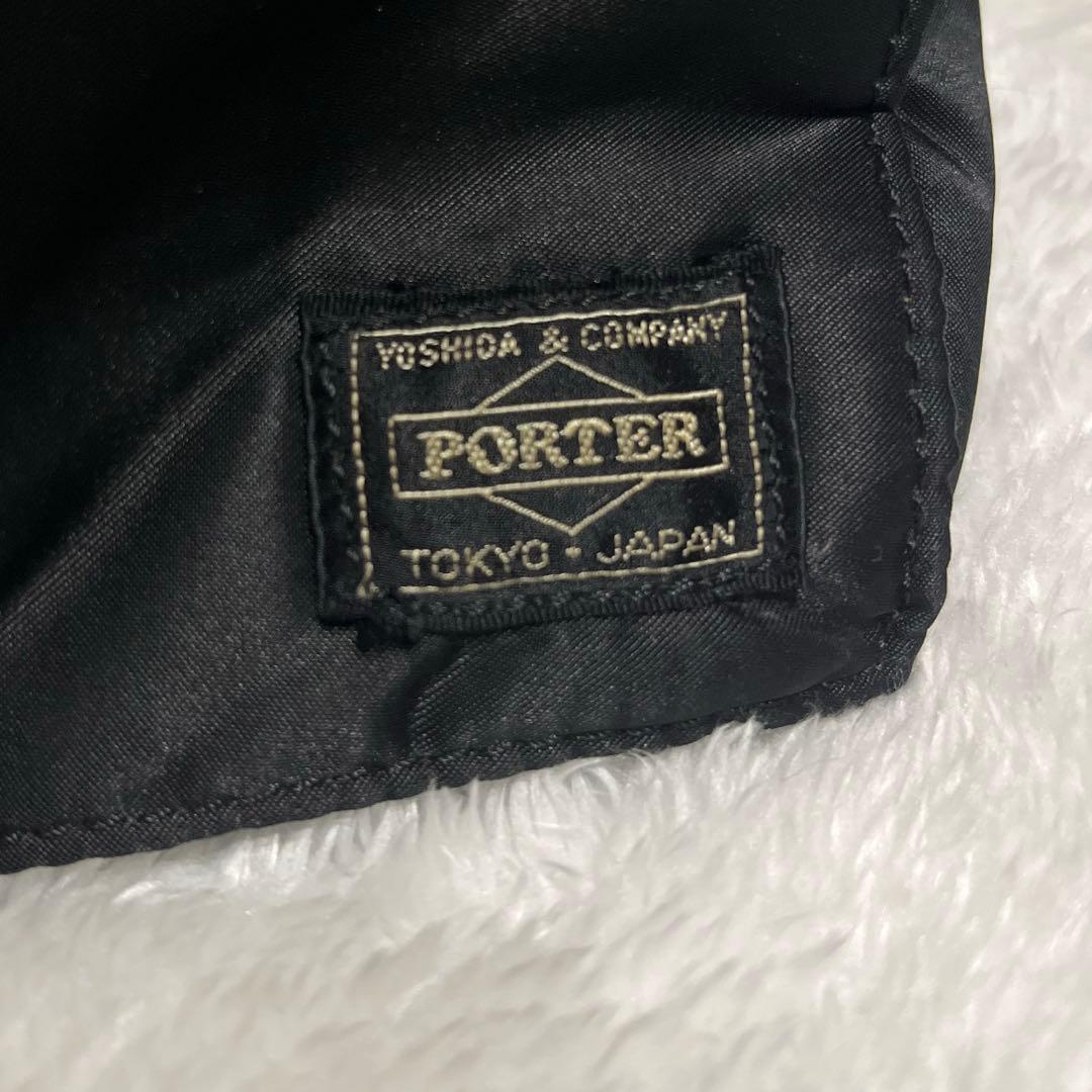 【美品 】PORTER TANKER 2WAYブリーフケース ブラック ナイロン
