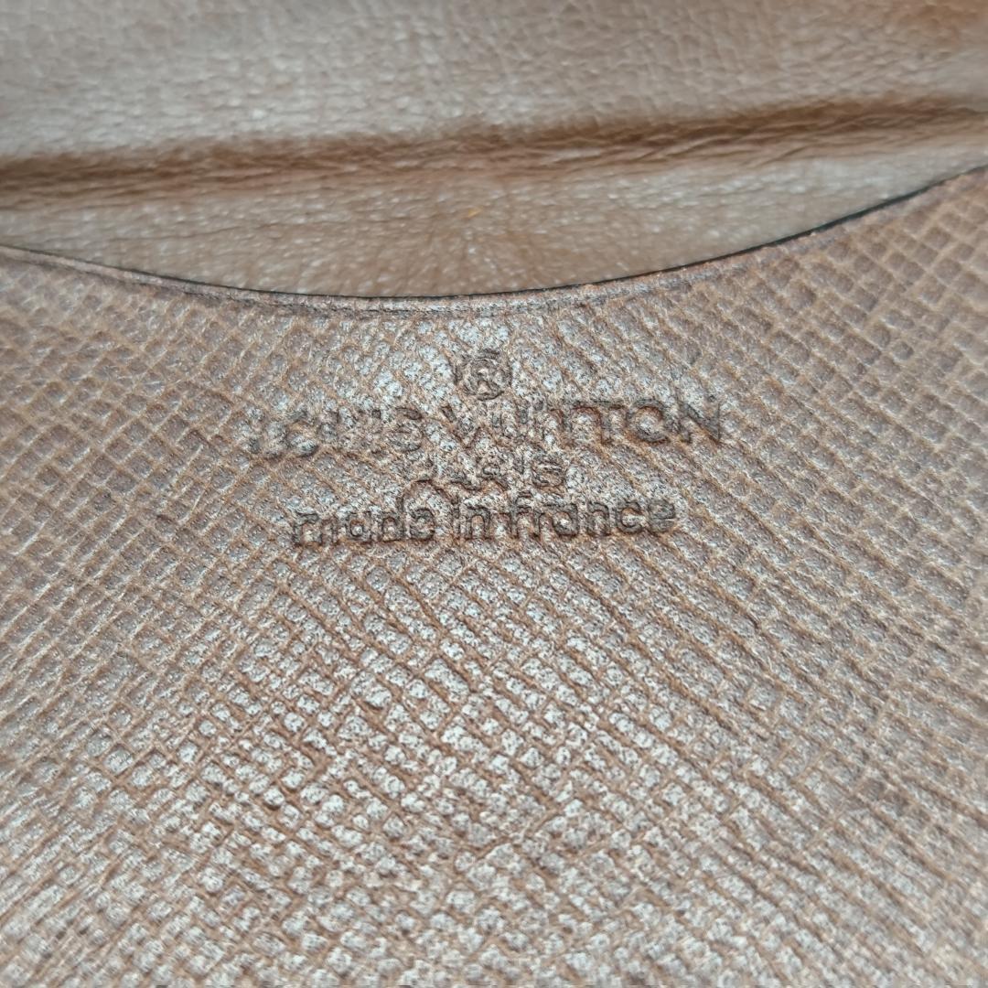 鑑定済美品 ルイヴィトンモノグラムポルトモネキュヴェットケースM61960