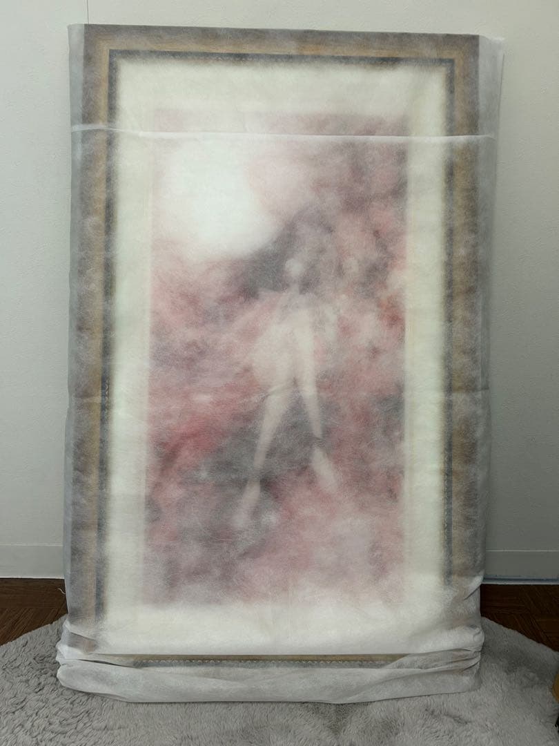 皐月恵　桃源郷　No1桁　版画　技法ジグレ